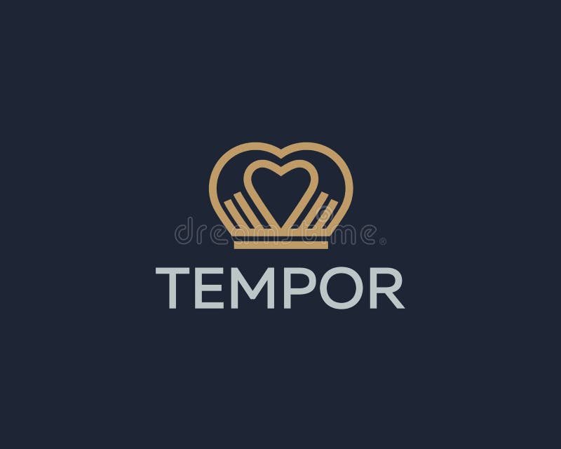 Διάνυσμα χεριών κορωνών καρδιών logotype Σχέδιο εικονιδίων λογότυπων μασάζ σαλονιών ομορφιάς SPA απεικόνιση αποθεμάτων Διάνυσμα χεριών κορωνών καρδιών logotype Σχέδιο εικονιδίων λογότυπων μασάζ σαλονιών ομορφιάς SPA απεικόνιση αποθεμάτων