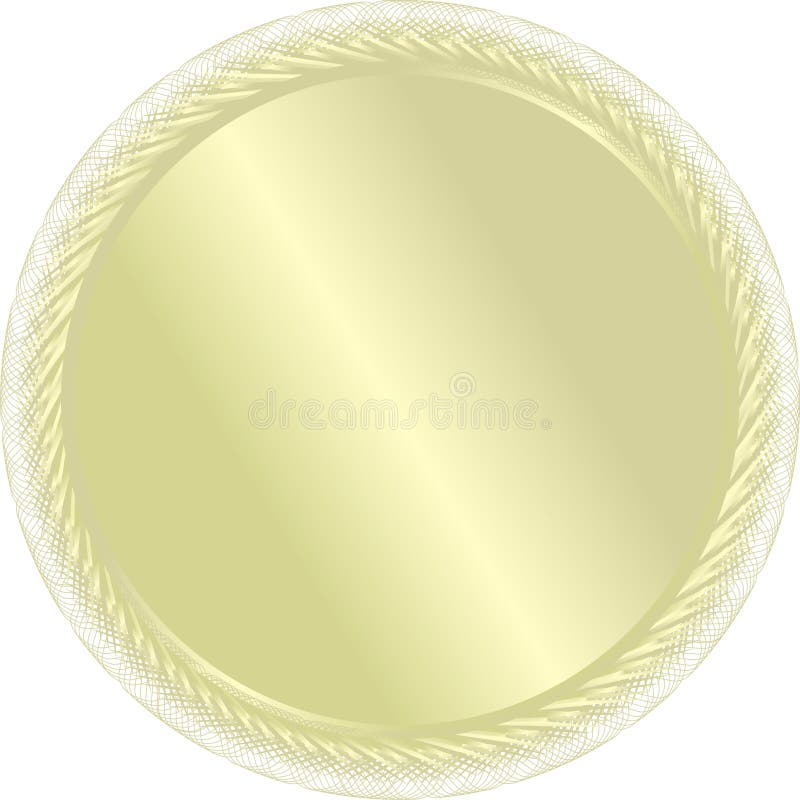 διάνυσμα χρυσών μεταλλίω&nu απεικόνιση αποθεμάτων