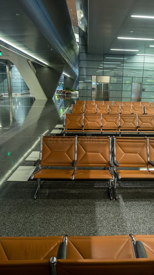Διέλευση μέσω του διεθνούς αερολιμένα Hamad στοκ φωτογραφίες με δικαίωμα ελεύθερης χρήσης