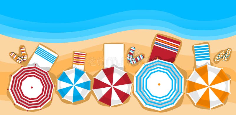 Διακοπές Sunbed θερινών παραλιών με ομπρελών άμμου την τροπική άποψη γωνίας εμβλημάτων τοπ