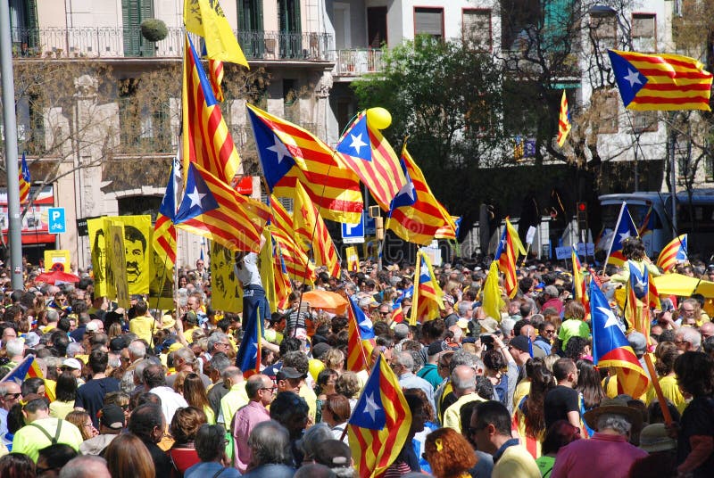 Διαμαρτυρία πολιτικής Presos Llibertat, Βαρκελώνη στοκ φωτογραφία Διαμαρτυρία πολιτικής Presos Llibertat, Βαρκελώνη στοκ φωτογραφία