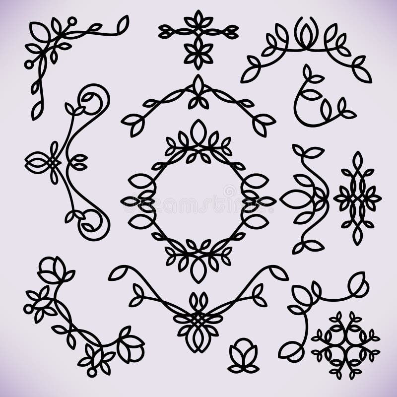 Vector line frame design elements,ornament, emblem, logo, background, frames and borders in modern style, mono line style. Set monograms and decorations to decorate your design. Vector line frame design elements,ornament, emblem, logo, background, frames and borders in modern style, mono line style. Set monograms and decorations to decorate your design.