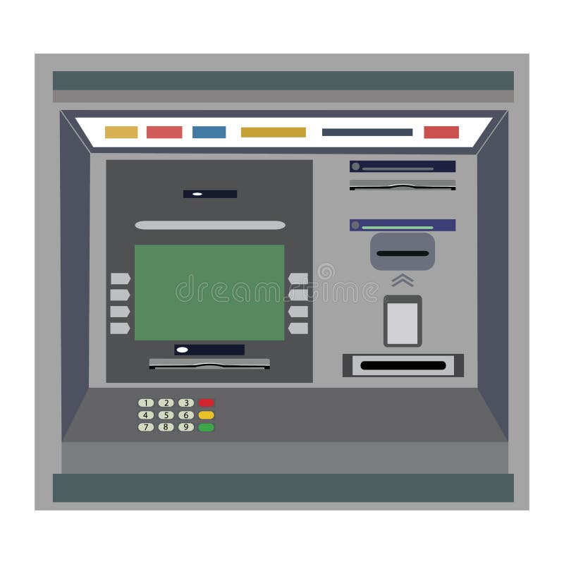 Διανυσματική απεικόνιση πληρωμής του ATM Απόσυρση των χρημάτων από την έννοια καρτών Πληρωμή που χρησιμοποιεί την πιστωτική κάρτα διανυσματική απεικόνιση Διανυσματική απεικόνιση πληρωμής του ATM Απόσυρση των χρημάτων από την έννοια καρτών Πληρωμή που χρησιμοποιεί την πιστωτική κάρτα διανυσματική απεικόνιση