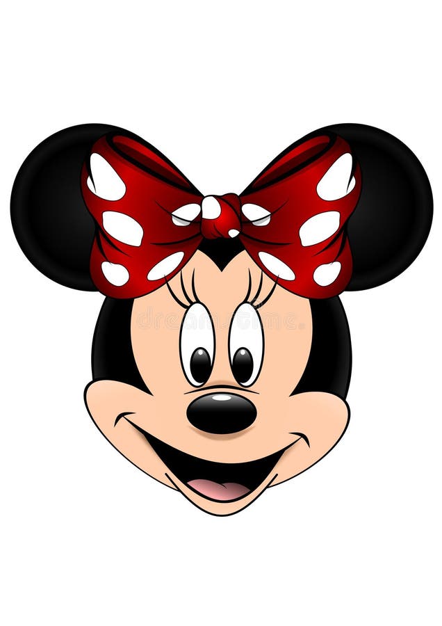 Διανυσματική απεικόνιση της Disney του ποντικιού της Minnie που απομονώνεται στο άσπρο υπόβαθρο Διανυσματική απεικόνιση της Disney του ποντικιού της Minnie που απομονώνεται στο άσπρο υπόβαθρο