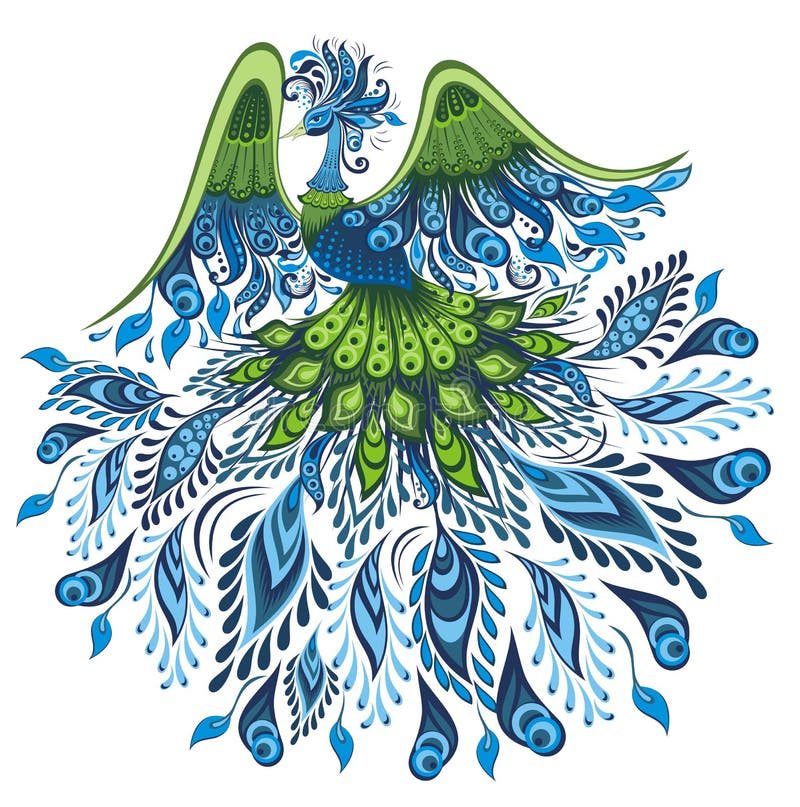 Διανυσματική απεικόνιση του peacock απεικόνιση αποθεμάτων Διανυσματική απεικόνιση του peacock απεικόνιση αποθεμάτων