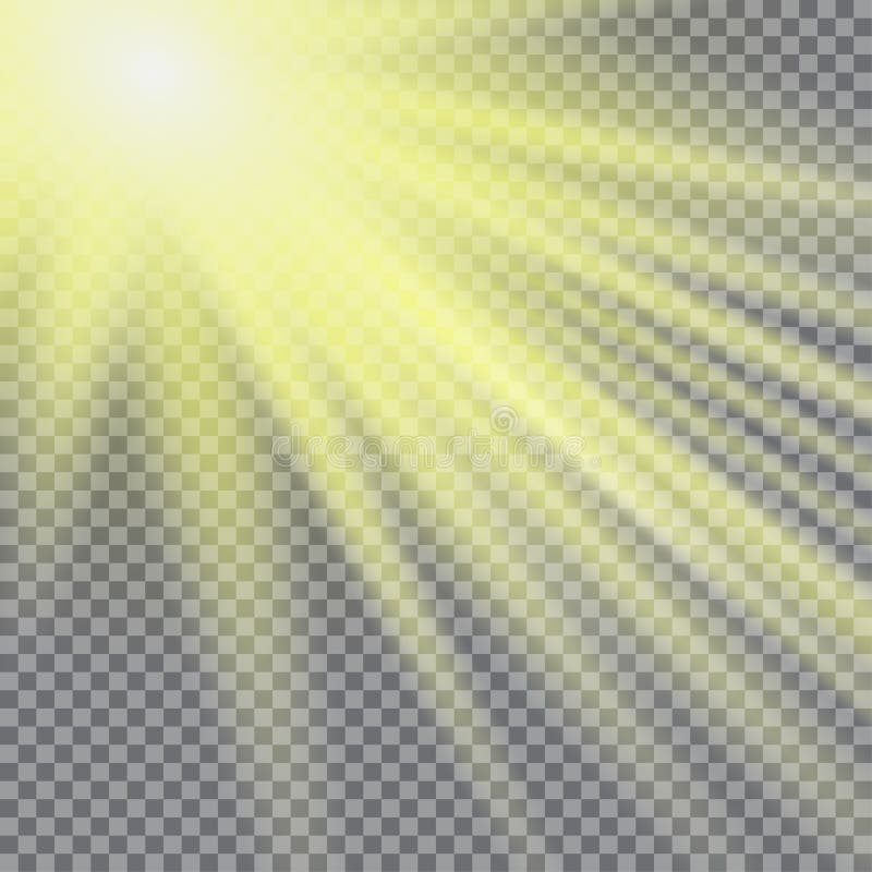 Vector transparent sunlight special lens flare light effect. Sun flash with rays and spotlight. Vector transparent sunlight special lens flare light effect. Sun flash with rays and spotlight.