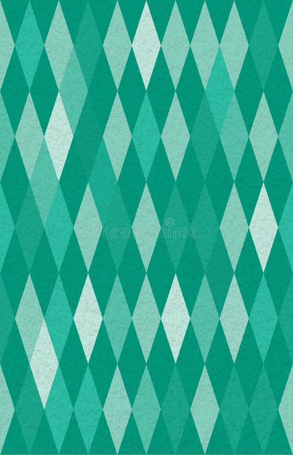 Abstract green harlequin argyle vector seamless pattern with lozenge elements, that look like diamonds or emeralds. Abstract green harlequin argyle vector seamless pattern with lozenge elements, that look like diamonds or emeralds