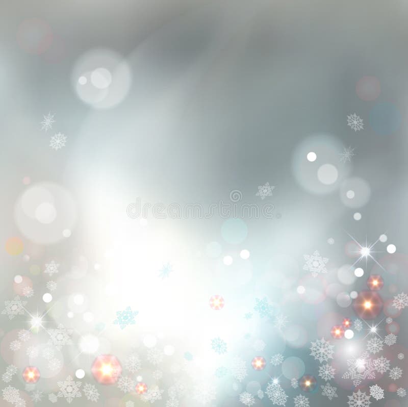 Διανυσματικό υπόβαθρο Bokeh Χριστουγέννων αφηρημένο απεικόνιση αποθεμάτων