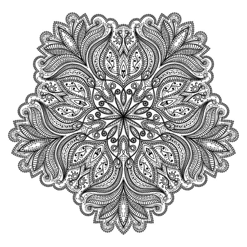 Διανυσματικό όμορφο Deco μαύρο Mandala, διαμορφωμένο στοιχείο σχεδίου, εθνικό φυλακτό, στρογγυλό floral σχέδιο μοτίβου διανυσματική απεικόνιση Διανυσματικό όμορφο Deco μαύρο Mandala, διαμορφωμένο στοιχείο σχεδίου, εθνικό φυλακτό, στρογγυλό floral σχέδιο μοτίβου διανυσματική απεικόνιση