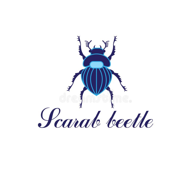Διανυσματικός κάνθαρος Scarab απεικόνιση αποθεμάτων Διανυσματικός κάνθαρος Scarab απεικόνιση αποθεμάτων
