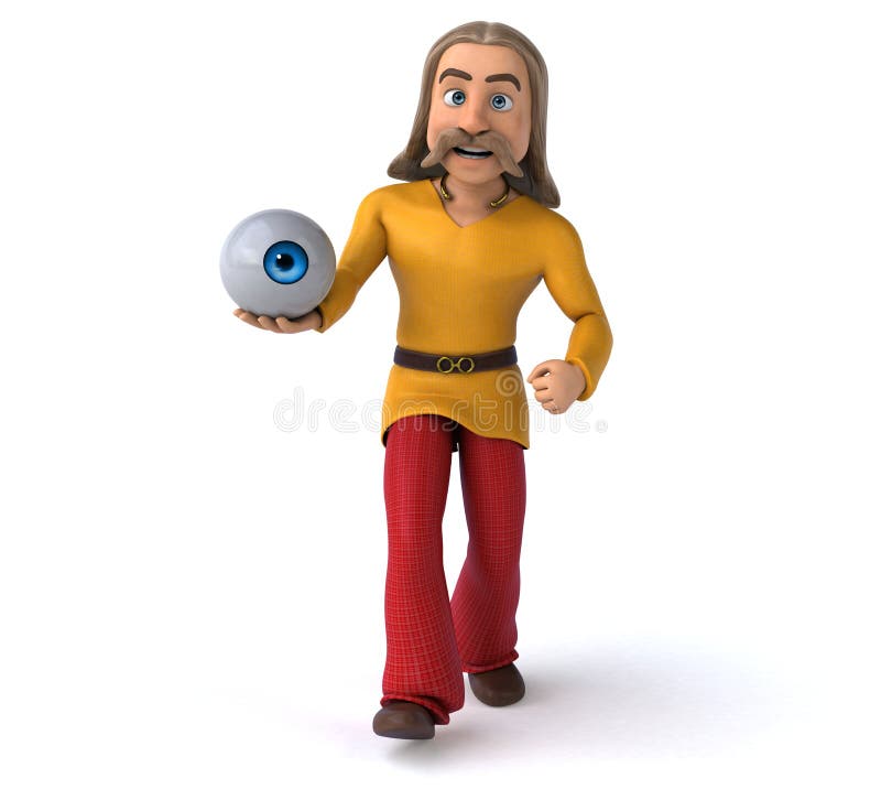 Διασκεδαστικό gauλόις - 3D απεικόνιση διανυσματική απεικόνιση