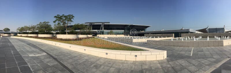 Διεθνές Αεροδρόμιο Χαμάντ, Ντόχα Κατάρ στοκ εικόνες