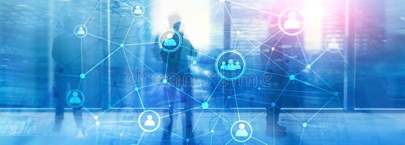 Διπλό δίκτυο structureà ¾ à ¾ ωρ. ανθρώπων έκθεσης - έννοια διαχείρισης και στρατολόγησης ανθρώπινων δυναμικών στοκ εικόνες