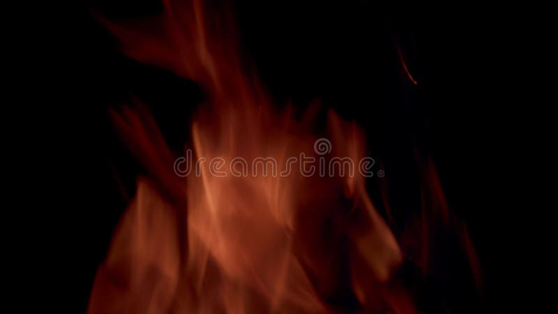 Δυναμικές φλόγες σε κίνηση που αιχμαλωτίζουν εικόνες φωτιάς που προσελκύουν τον προβολέα και εμπνέουν ελεύθερη απεικόνιση δικαιώματος