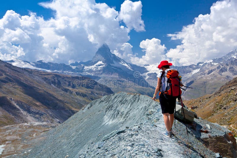 Ελβετία - Matterhorn peack, τοπίο βουνών