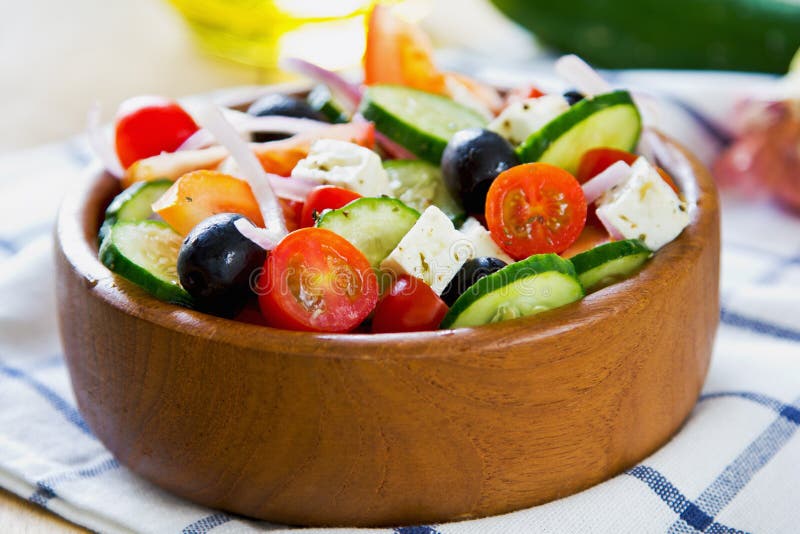 Ελληνική σαλάτα στοκ εικόνες με δικαίωμα ελεύθερης χρήσης