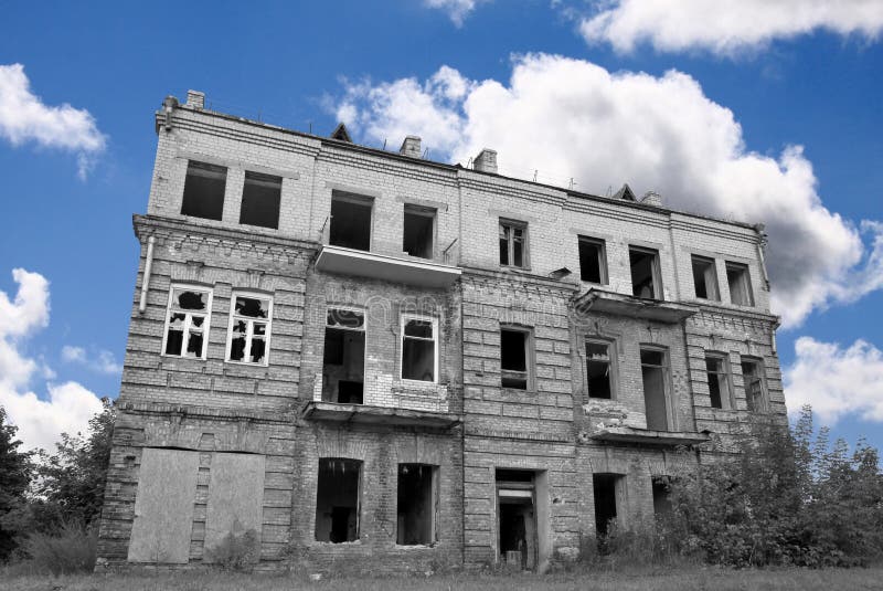 εγκαταλειμμένο σπίτι στοκ εικόνα με δικαίωμα ελεύθερης χρήσης