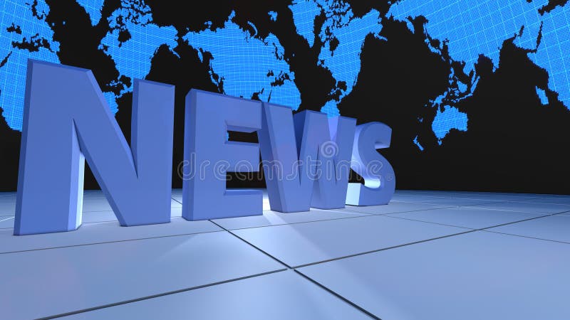 Ειδήσεις TV απεικόνιση αποθεμάτων Ειδήσεις TV απεικόνιση αποθεμάτων