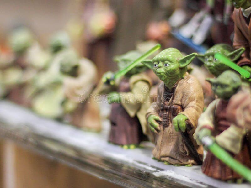 Ειδώλια Yoda στοκ φωτογραφία με δικαίωμα ελεύθερης χρήσης Ειδώλια Yoda στοκ φωτογραφία με δικαίωμα ελεύθερης χρήσης