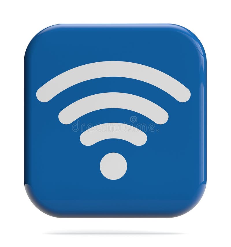 Εικονίδιο WiFi στοκ εικόνα με δικαίωμα ελεύθερης χρήσης