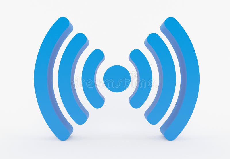 Εικονίδιο WiFi - symbo στοκ φωτογραφίες με δικαίωμα ελεύθερης χρήσης