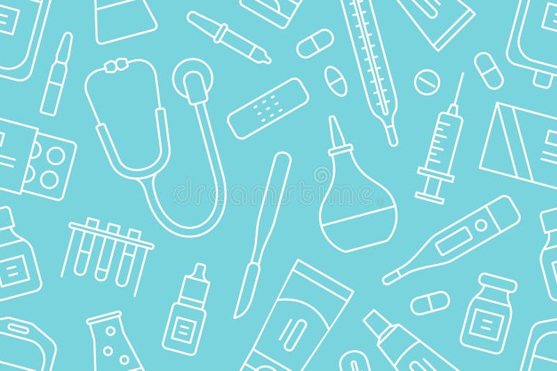 εικονίδια υγείας προσ&omicr απεικόνιση αποθεμάτων