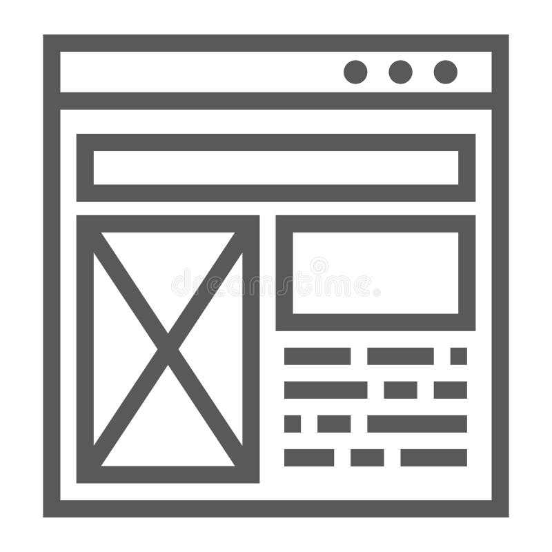 Εικονίδιο γραμμών σχεδιαγράμματος, ιστοχώρος και σχέδιο, σημάδι παραθύρων προτύπων, διανυσματική γραφική παράσταση, ένα γραμμικό διανυσματική απεικόνιση Εικονίδιο γραμμών σχεδιαγράμματος, ιστοχώρος και σχέδιο, σημάδι παραθύρων προτύπων, διανυσματική γραφική παράσταση, ένα γραμμικό διανυσματική απεικόνιση