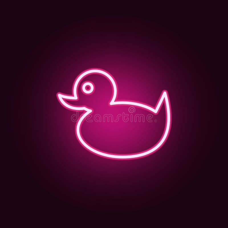 duckling icon. web icons universal set for web and mobile on dark gradient background. duckling icon. web icons universal set for web and mobile on dark gradient background