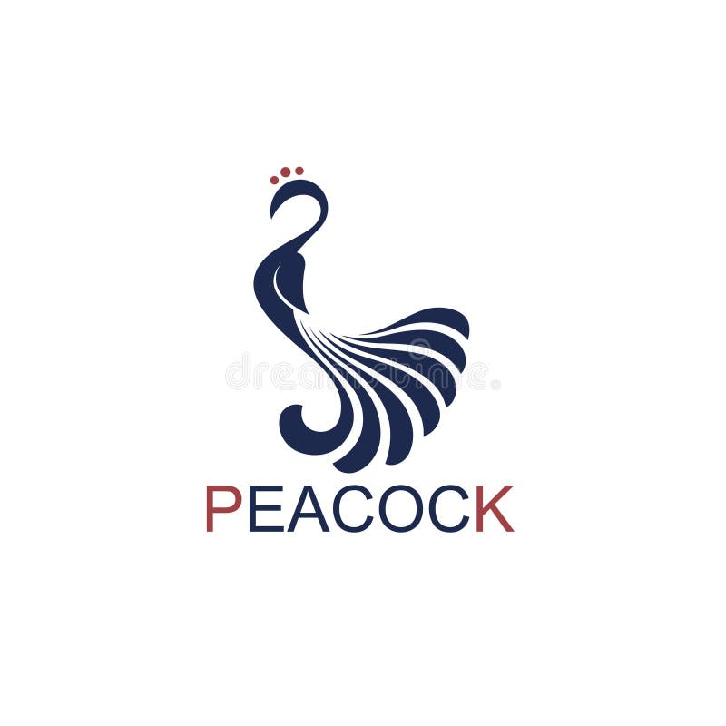 Εικονίδιο πουλιών Peacock ελεύθερη απεικόνιση δικαιώματος