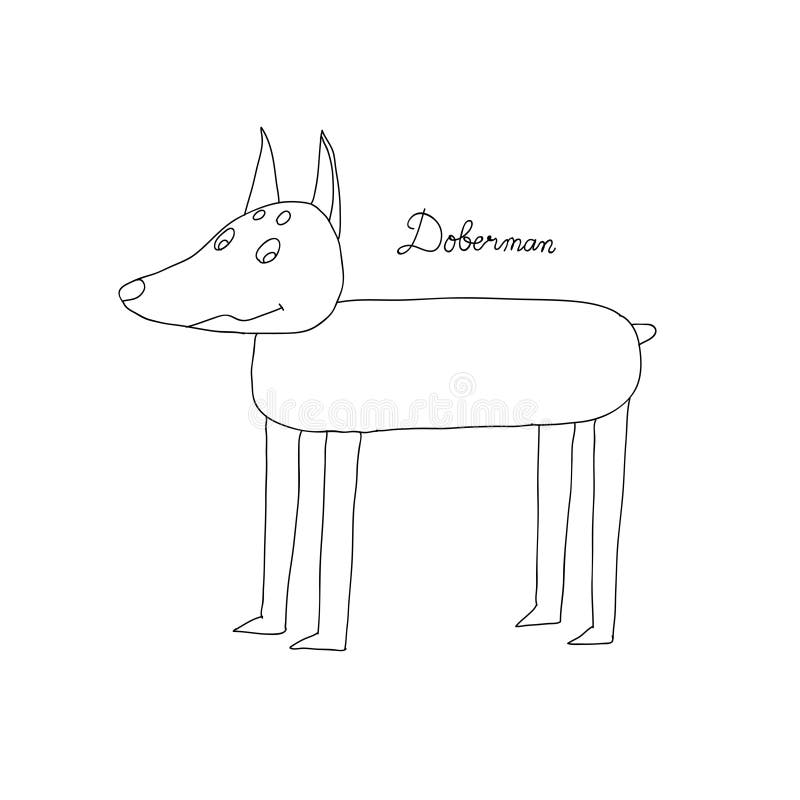 Εικονίδιο σκυλιών Doberman Γραμμικό σχέδιο συμβόλων σκυλιών Doberman από τη συλλογή σκυλιών Απλή διανυσματική απεικόνιση στοιχείω απεικόνιση αποθεμάτων Εικονίδιο σκυλιών Doberman Γραμμικό σχέδιο συμβόλων σκυλιών Doberman από τη συλλογή σκυλιών Απλή διανυσματική απεικόνιση στοιχείω απεικόνιση αποθεμάτων