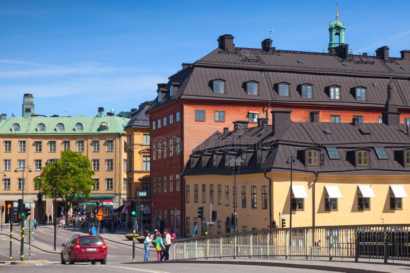 Εικονική παράσταση πόλης της παλαιάς κεντρικής Στοκχόλμης