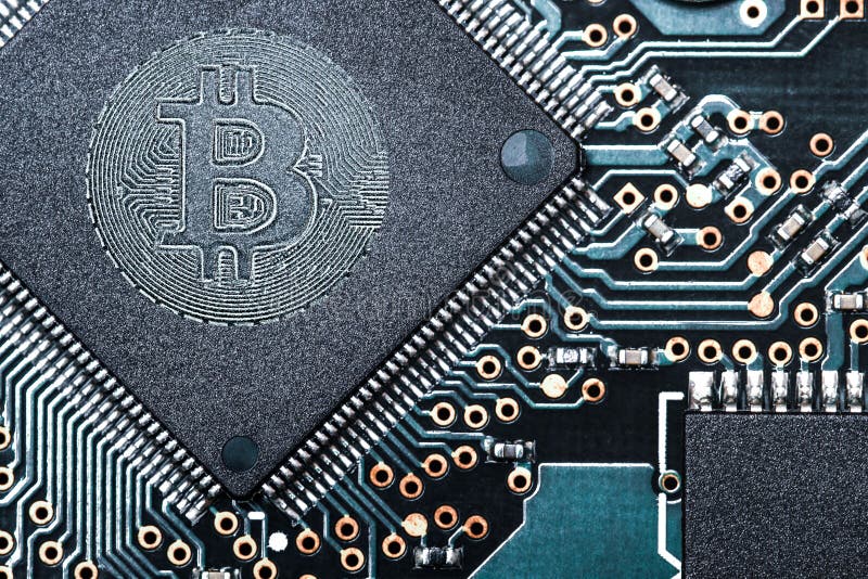 Εικονικό cryptocurrency έννοιας bitcoin σημάδι ή σύμβολο btc στον υπολογιστή ή το lap-top microscheme Μακροεντολή blockchain τεχν στοκ εικόνα Εικονικό cryptocurrency έννοιας bitcoin σημάδι ή σύμβολο btc στον υπολογιστή ή το lap-top microscheme Μακροεντολή blockchain τεχν στοκ εικόνα