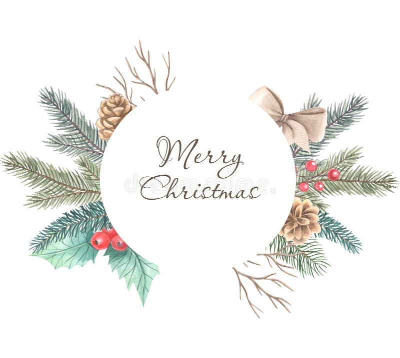 Watercolor Christmas wreath clipart illustration. Invitation and greeting cards. To create a Christmas mood.
Delicate green wreath. Watercolor Christmas wreath clipart illustration. Invitation and greeting cards. To create a Christmas mood.
Delicate green wreath.