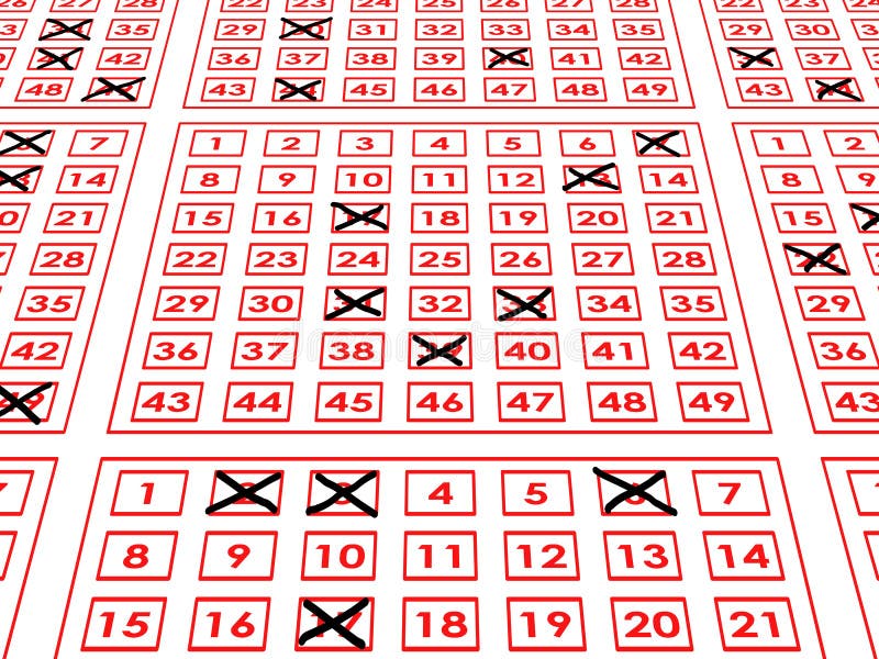 Εικόνα 3D με μπαλάκια Lotto απομονωμένες σε λευκό φόντο ελεύθερη απεικόνιση δικαιώματος