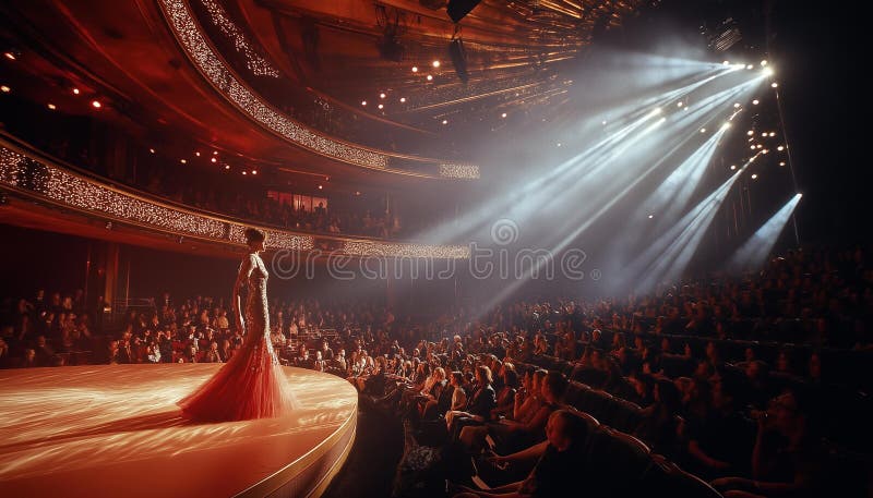 Εικόνα γεννήτριας AI για το θέατρο Broadway στοκ εικόνες με δικαίωμα ελεύθερης χρήσης