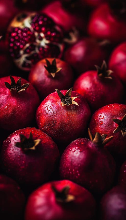 εικόνα ηλεκτρογεννήτριας pomegranate στοκ εικόνα