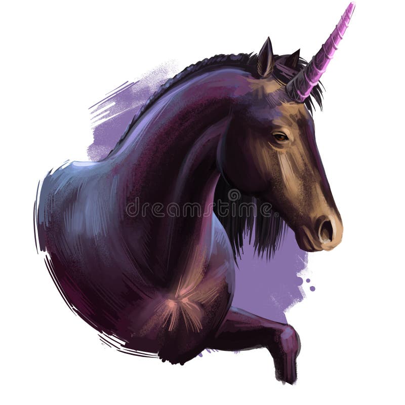 Εικόνα ψηφιακής τέχνης Unicorn απομονωμένη σε λευκό φόντο Θρυλική αρχαία μυθολογική τράπουλα, παραμυθένιο ονειροειδές ζώο. Εικόνα ψηφιακής τέχνης Unicorn απομονωμένη σε λευκό φόντο Θρυλική αρχαία μυθολογία, παραμυθένιο σχέδιο ζωολογικού χαρακτήρα που μοιάζει με παραμύθι Γραφικό απόσπασμα γραφικών που σχεδιάστηκε με το χέρι για το web, την εκτύπωση, τη σχεδίαση