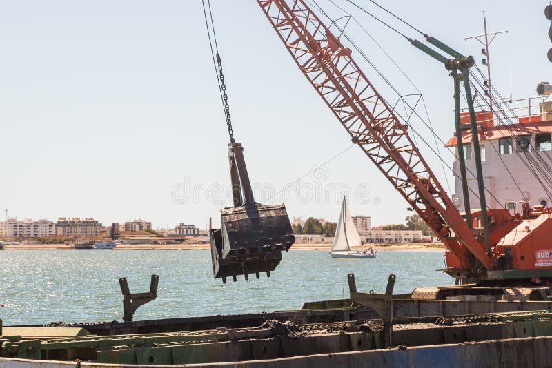 Εκβάθυνση Ayamonte, λιμάνι Ισπανία Ανδαλουσία στοκ εικόνα Εκβάθυνση Ayamonte, λιμάνι Ισπανία Ανδαλουσία στοκ εικόνα