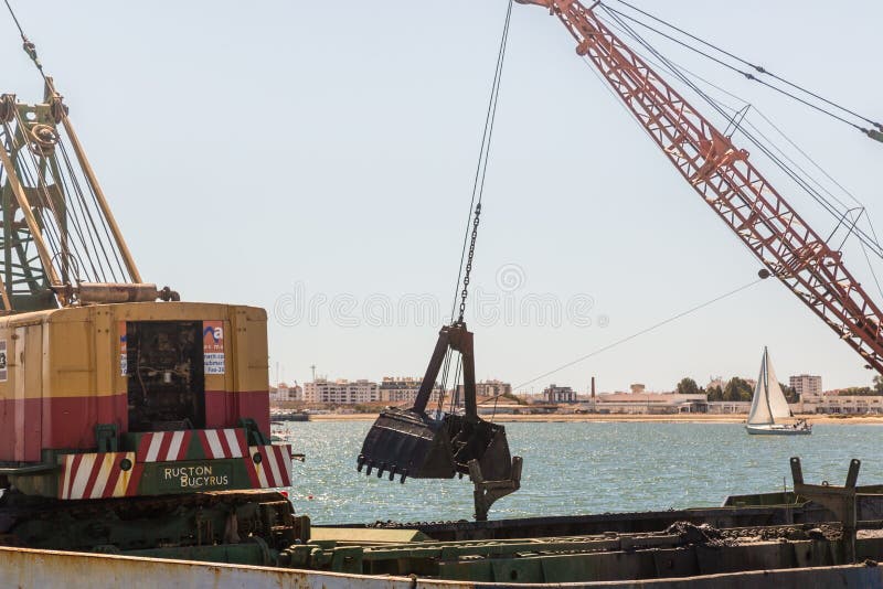 Εκβάθυνση Ayamonte, λιμάνι Ισπανία Ανδαλουσία στοκ εικόνες Εκβάθυνση Ayamonte, λιμάνι Ισπανία Ανδαλουσία στοκ εικόνες