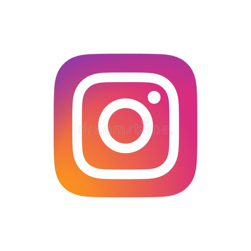 Εκδοτικό διάνυσμα λογότυπων Instagram διανυσματική απεικόνιση Εκδοτικό διάνυσμα λογότυπων Instagram διανυσματική απεικόνιση