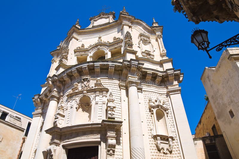 Εκκλησία του ST Matteo. Lecce. Πούλια. Ιταλία. στοκ φωτογραφία με δικαίωμα ελεύθερης χρήσης