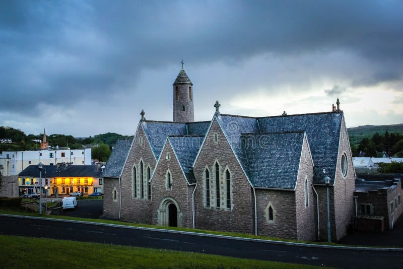 Εκκλησία του ST Πάτρικ ` s Donegal πόλη Κομητεία Donegal Ιρλανδία στοκ φωτογραφίες Εκκλησία του ST Πάτρικ ` s Donegal πόλη Κομητεία Donegal Ιρλανδία στοκ φωτογραφίες