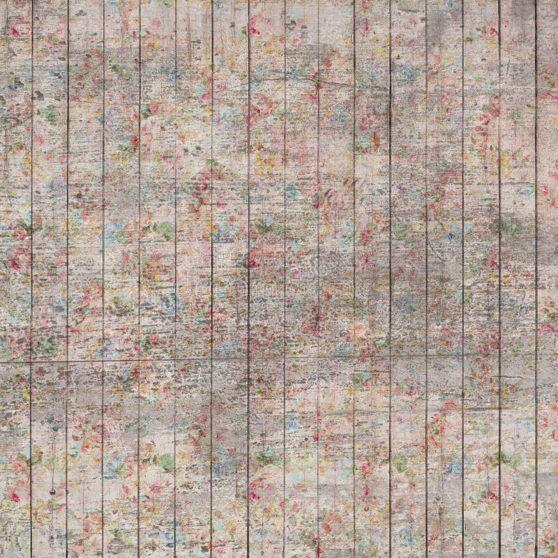 Εκλεκτής ποιότητας Floral Shabby κομψό υπόβαθρο με το χειρόγραφο στοκ φωτογραφία με δικαίωμα ελεύθερης χρήσης
