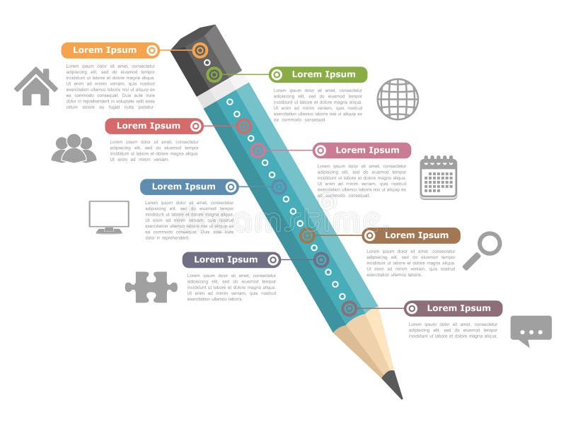 Εκπαίδευση Infographics διανυσματική απεικόνιση Εκπαίδευση Infographics διανυσματική απεικόνιση