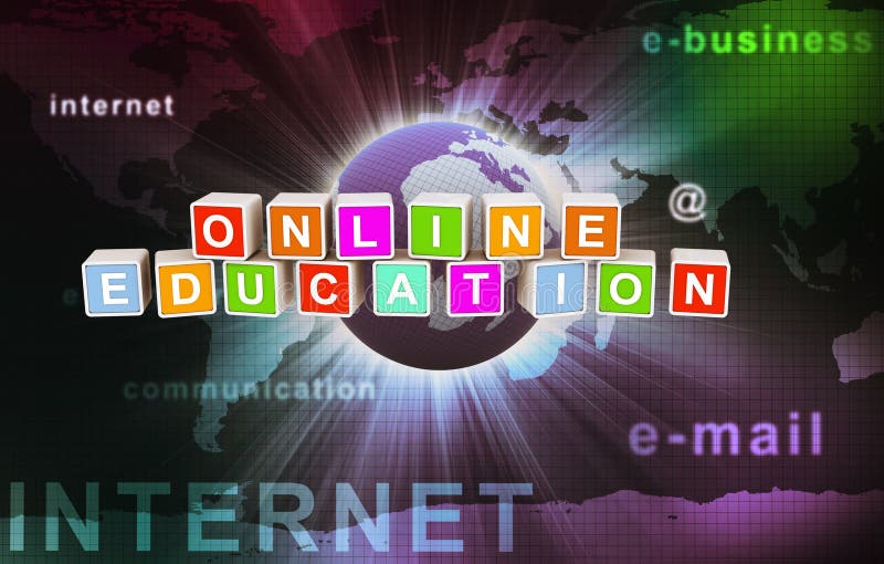 εκπαίδευση on-line ελεύθερη απεικόνιση δικαιώματος