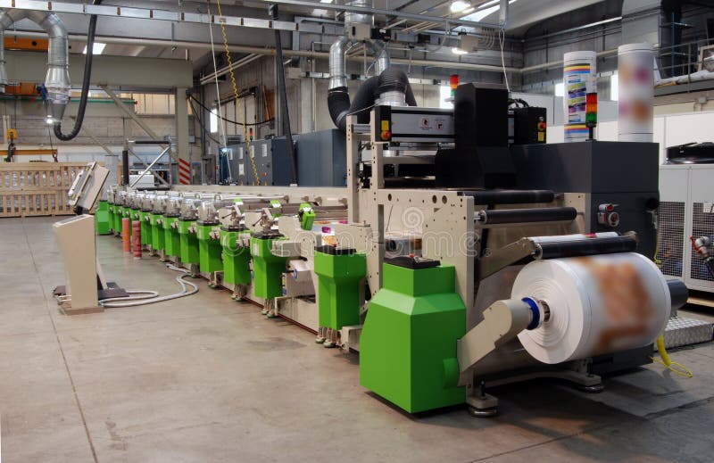 εκτύπωση Τύπου flexo UV στοκ φωτογραφίες εκτύπωση Τύπου flexo UV στοκ φωτογραφίες
