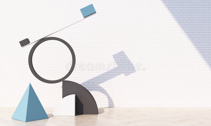 ελάχιστη σκηνή 3d με βάθρο και αφηρημένο φόντο. διανυσματική απεικόνιση