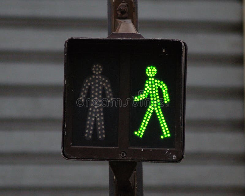 Φωτεινός Σηματοδότης Πεζών στοκ εικόνα με δικαίωμα ελεύθερης χρήσης
