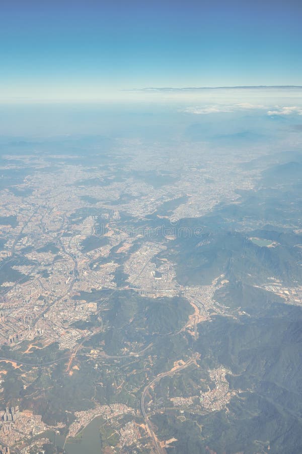 εναέρια άποψη στοκ εικόνα με δικαίωμα ελεύθερης χρήσης