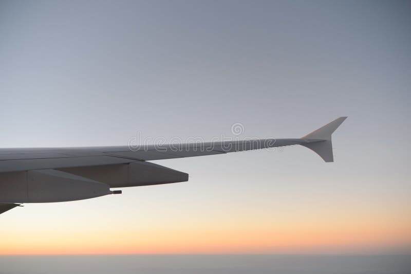 Εναέρια άποψη από το airbus εμιράτων A380 στοκ εικόνα